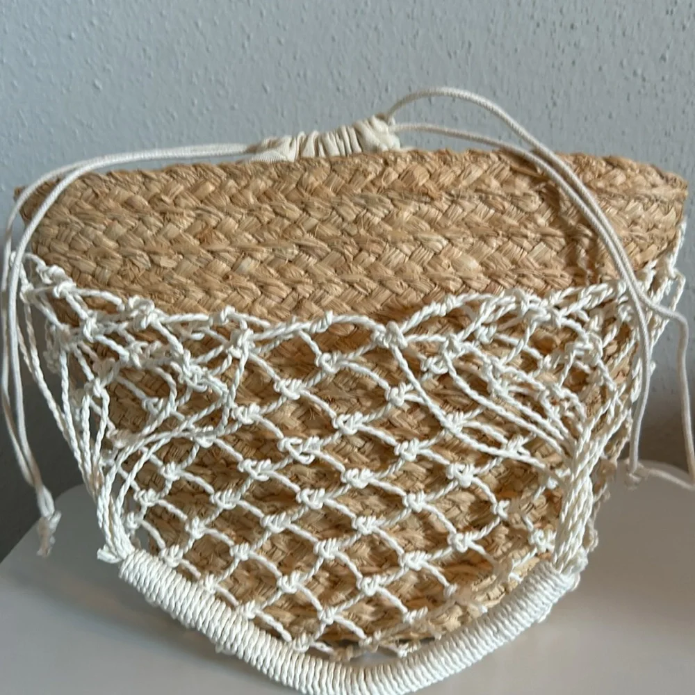Women Jcrew beach straw bag - Picture 2 of 4
